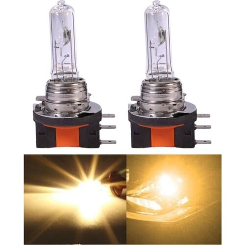 H15 Vision Plus Upgrade Headlight Bulb with Up to 60% More Vision, 2 Pack Lamp White 12v 55w