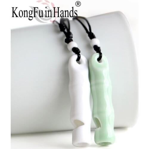 Handmade Ceramic Necklace Pendant Adjustable Rope Chain Vintage Style Birthday Gifts For Girlfriend Family New Arrivals