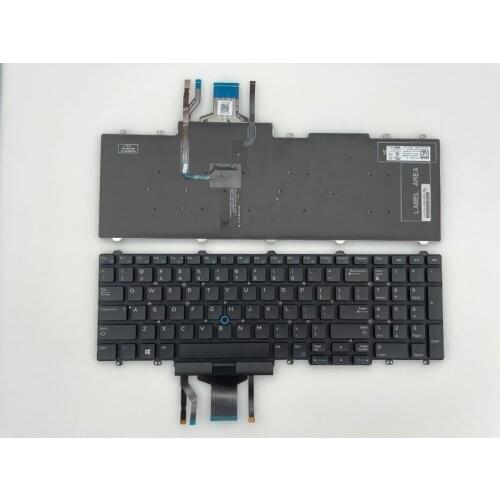 New/ORG US English Laptop Keyboard for Dell Latitude E5550 E5570 E5580 5590 5591, Precision 3510 3520 7510 7520 7710 7720