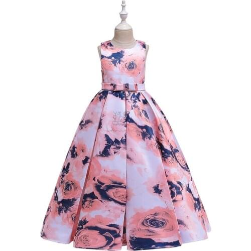 Girls dresses Princess girldress Party Flowers Gown Kids Dress for Girls Children Wedding Dress Vestidos New Year clothes