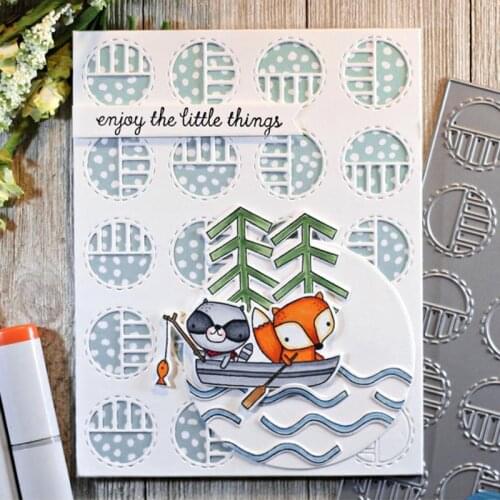 Panalisacraft Frame Background Metal Cutting Dies Craft Dies Scrapbook Card Making Album Embossing Stencil Die Cut Decoration