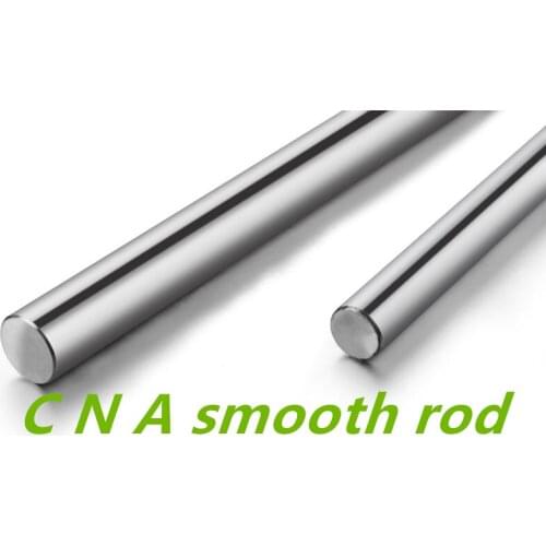 2pcs/lot 3D printer rod shaft WCS 20mm linear shaft 400mm chrome plated linear motion rail round rod shaft CNC parts SFC20