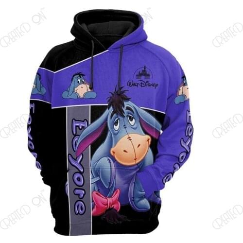 Disney Anime Hoodie Sportswear Print Jacket 3d Baseball Uniform Pullover Hoodie for Men and Women Oversized mens clothing
