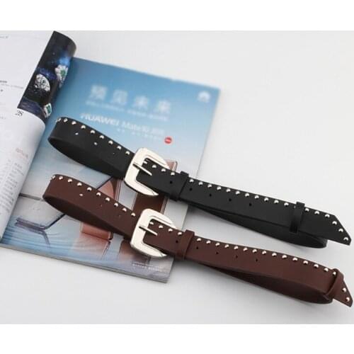 Square Metal Pin Buckle Waistband Popular Wild Casual Fashion Punk Style Solid Color Belt Ladies Rivet Belts