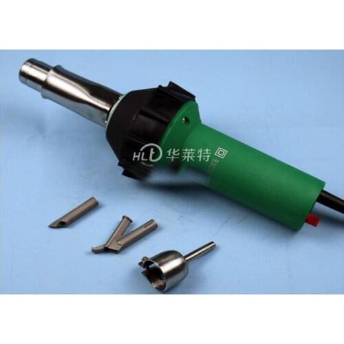 1600W Plastic Welding Torch Hot Air Gun Heat Welding Gun PVC Floor Welding Equipment With 3 Nozzles