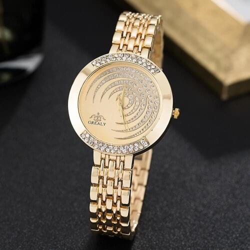 2019 Hot Ladies Wrist Watches Dress Gold Watch Women Rhinestone Watches Stainless Steel Silver Clock Women Montre Femme Watches