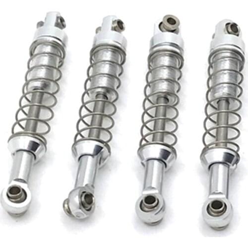 4PCS Shock Absorber with Extender Hard Kits for WPL C14 C24 C34 C44 for MN D90 D91 MN45 MN96 MN99 RC Car Parts