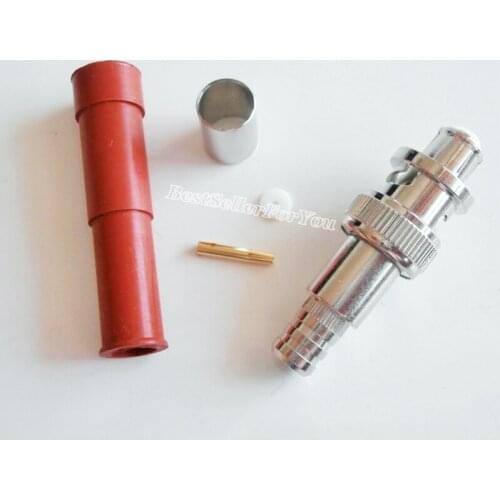 5Pcs Connector SHV 5000V 5KV RP BNC Male RG6 Panel Mount Audio Speaker