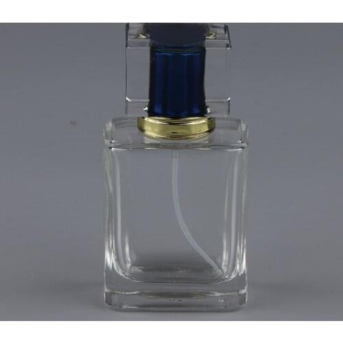 50ML Portable Clear Glass Perfume Empty Bottle Refillable Atomizer