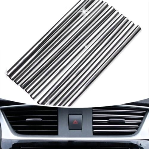 Car styling U Shaped DIY Air Vent Grille Decoration Strip for KIA Rio K2 K3 K4 K5 KX3 KX5 Cerato,Soul,Forte,Sportage R,Sorento
