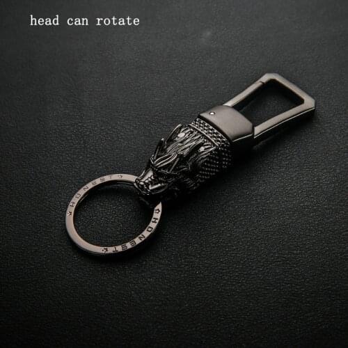 Dragon keychain waist hanging car key chain key holder high quality sleutelhanger chaveiro llaveros hombre