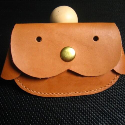 Designer dog coin bag case leather craft template die cutting knife mould set hand punch tool set deri el aletleri