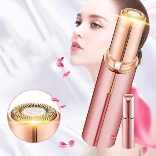 Mini Electric Eyebrow Trimmer Painless Eye Brow Epilator Portable Lipstick Shape Shaver Razor Face Hair Remover Women Depilator