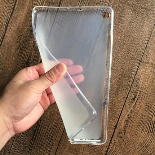 SM-T510 for Samsung Galaxy Tab A 10.1 2019 SM-T515 TPU Cases for Samsung T510 Case Transparent Shockproof Back Funda Capa+Gift