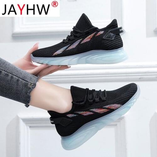 JAYHW New Women Casual Classic Breathable Walking Shoes Female Fashion Sneakers Cotton Fabric Shoes Light Popular Fitness Shoes