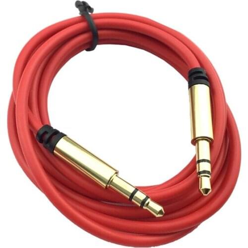 Cable 3.5mm Jack New 3.5mm Male To Male Car Aux Auxiliary Cord Stereo Audio Cable Wire for Phone IPod Mp3