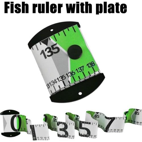 Fish Measuring Ruler Portable Waterproof PVC Fishing Ruler Accurate Measurement Tape Tool For Fishing Accessories 138cm X 5cm