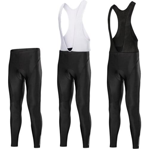 Mieyco Whole Black Cycling Bib Trousers Mountain Bike Pants Bicycle Tights Coolmax 5D Gel Pad Cycling Bib Pants For Men