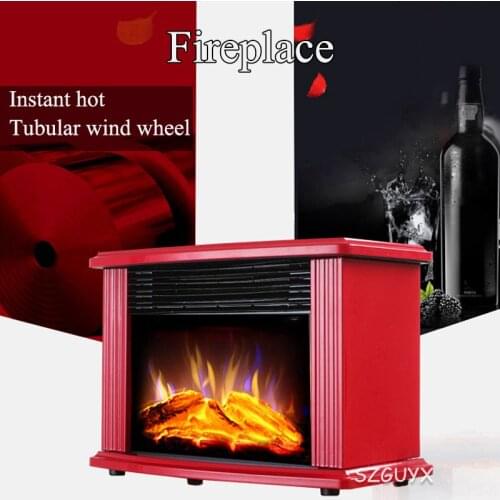 Desktop household electric fireplace heaters energy-saving instant heating bedroom heaters office portable electric heaters
