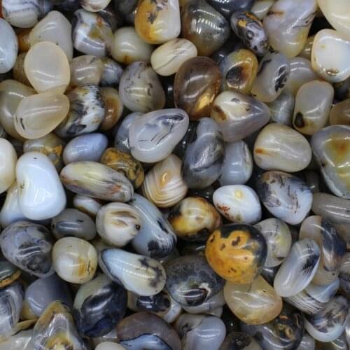 Natural Aquatic Agate Crystal Carnelian Tumbled Palm Stones Wholesales Price