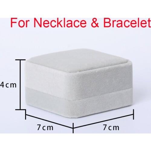 Gift Boxes For Necklace and Bracket Engagement Necklace Box Jewelry Storage Foldable Case For Wedding Ring Valentines Day LH003