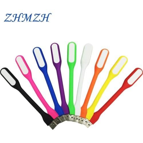 5V LED Night Light 360 Degree Rotation Portable USB Mini Reading Lamp 1.2W 6 LED Book Lights Energy Saving Lamp Camping Lantern