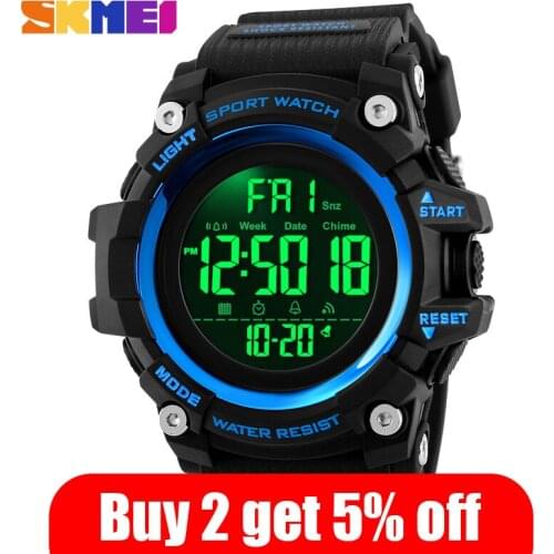 Top Brand Luxury Watches Men Sport Watches LED Display Digit Clock Countdown Stopwatch Luminous Alarm Male Electronic Wristwatch