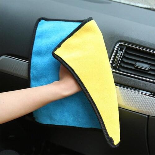1PC Home Car Wash Towel Microfiber Cleaning Drying Cloth Hemming Car Care Cloth Detailing Car Wash Towel Tool For Home 10155B
