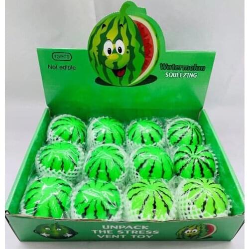 2021 Newest Educational Toys For Baby Fruit Package Peach Watermelon Squishies Slow Rising Scented Antistress For Adults