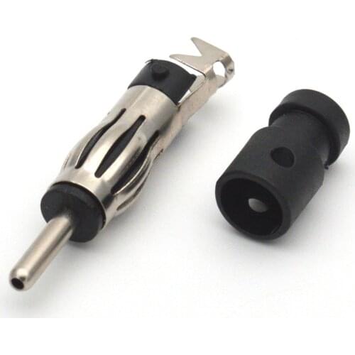 5/1Pcs Car Vehicles Radio Stereo ISO To Din Aerial Antenna Mast Adapter Connector Plug Car Radio Stereo Autoradio Fit Most Types