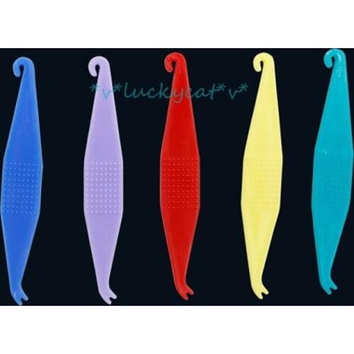 50pcs Dental Disposable Orthodontic Elastic Placer Orthodontic Rubber Retractor Braces Bands Ring Ligature Ties For Oral Care