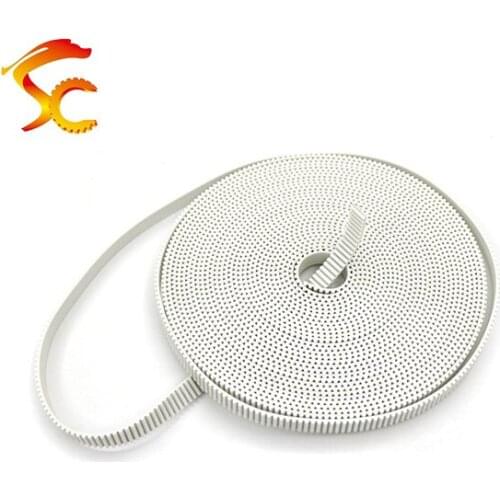 8Meters/lot HTD 3M 12.7mm timing belt Width 12.7mm Polyurethane with steel Wire Color White Open Belt 3M-12.7 for CNC