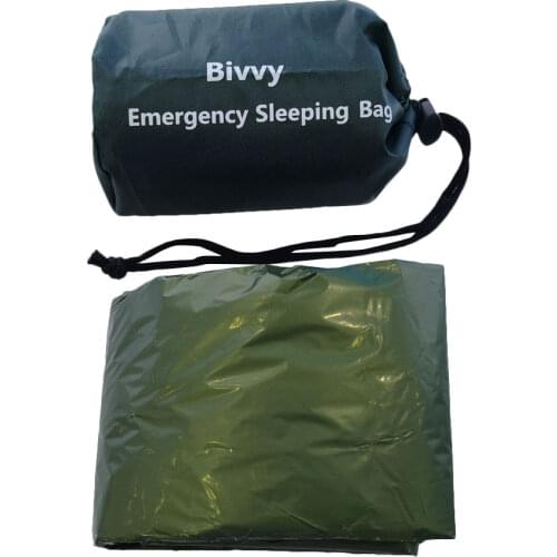 Emergency Sleeping Bag Lifesaving Blanket Bag Portable Nylon Bag Camping with Heat Preservation Function for Camping