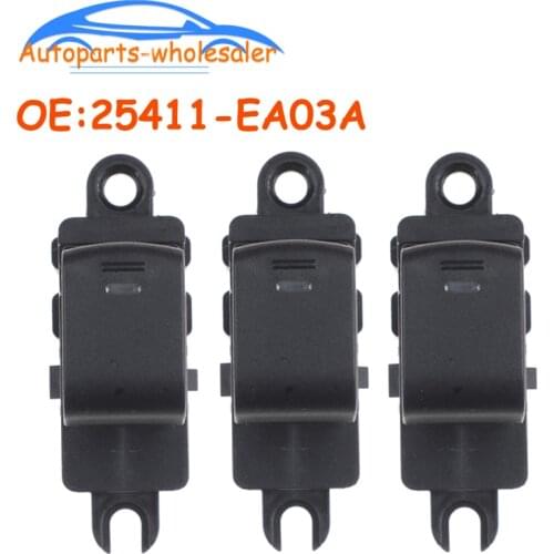 3 Pcs/lot Car 25411-EA03A 25411EA03A For Nissan Murano Teana Qashqai Frontier Pathfinder R51 Xterra Navara Power Window Switch