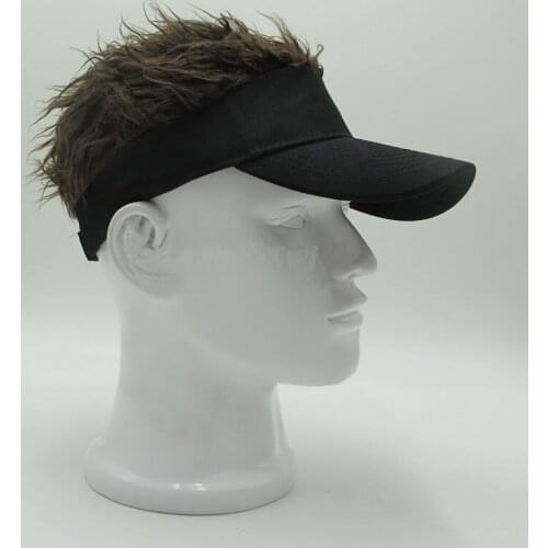 Adjustable Baseball Hat Mans Womens Toupee Wig Funny Hair Loss Cool Golf Caps Novelty Baseball Cap