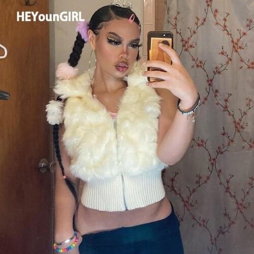 Женские жилеты Heyoungirl China At AliExpress