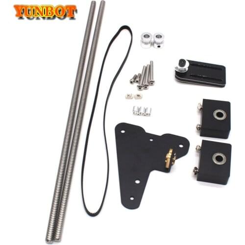 3D Printer Parts Upgrade Kit Creality Ender 3/CR-10 Dual Z axis use with single stepper motor CR10 Dual Z Tension Pulley set