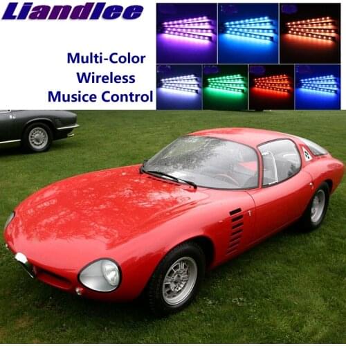 LiandLee Car Glow Interior Floor Decorative Atmosphere Seats Accent Ambient Neon light For Alfa Romeo Canguro AR