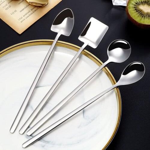 New Coffee Spoon Cutlery Set Stainless Steel Retro Iron Shovel Ice Cream Spoon Scoop Creative Spoon Tea-spoon Fashion Tableware2