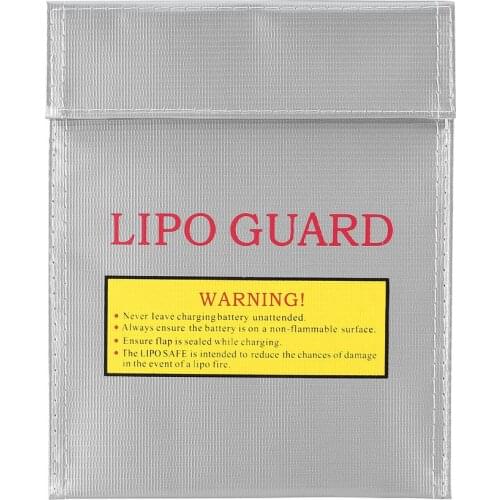 OCDAY 1Pc Fireproof RC LiPo Battery Safety Bag Safe Guard Charge Sack 180 X230 mm For RC toys Car train Boat For Phone battery