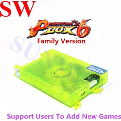 Pandoras Box 6 1300 in 1 arcade pcb board with family Version HD/VGA Output Game Board For Arcade Fighting Game Machine