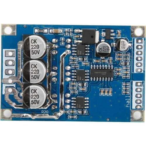 Brushless Motor Controller DC 12V-36V 500W DC Motor Speed Regulator Hall Motor Balanced Car Driver Board Speed Voltage