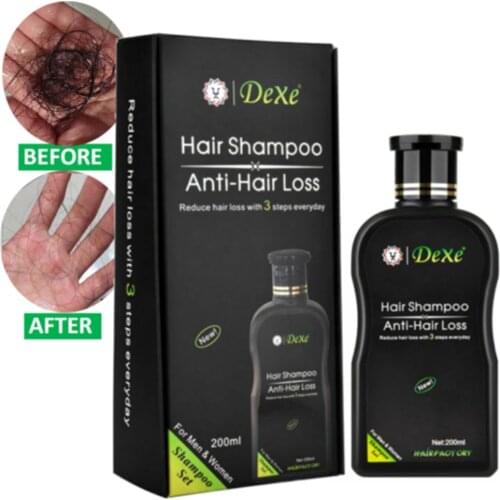 Dexe Anti Hair Loss Shampoo Chinese Herbal Essence Hair Growth Treatment 200ml Thicker Nourishing Products Damager Hair Repair