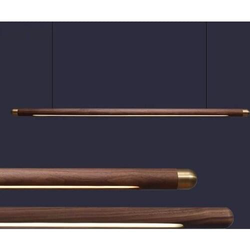 Nordic Modern Minimalist Led Pendant Lights Wood Hanglamp For Bedroom Dining Room Study Decor Office Bar Luminaire Suspension