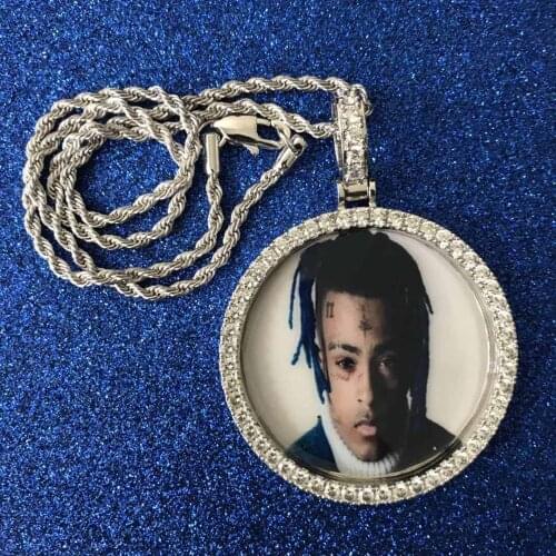 Iced out picture pendant custom hiphop jewelry