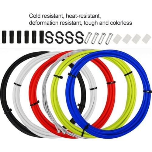 Universal Bike Brake/Shift Wire Set 4 Colors MTB Road Bicycle Brake Cable Gear Front Rear Brake Gear Cable Shifters Shift Set