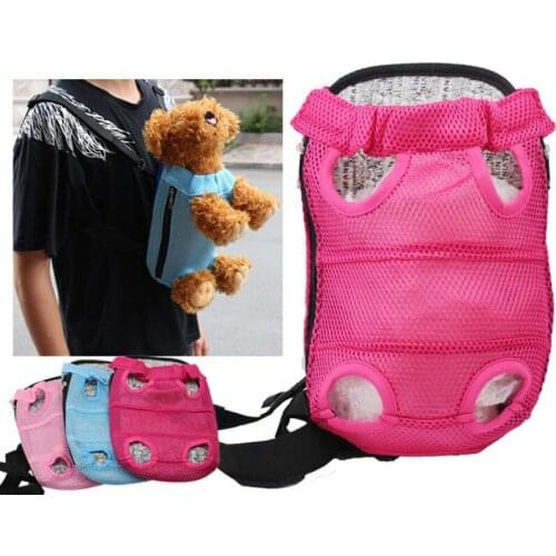 Breathable Pet Dog Cat Backpack Carrier Carrying Cat Dog Puppy Small Animal Front Carrier Nylon Cat Travel Bag