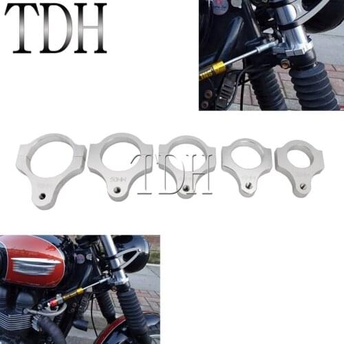 Universal Steering Damper Mounting Clamp Adapter 31 32 35 36 38 39 41 45 48 50 52 56 58 60mm Front Shock Absorber Fixed Bracket