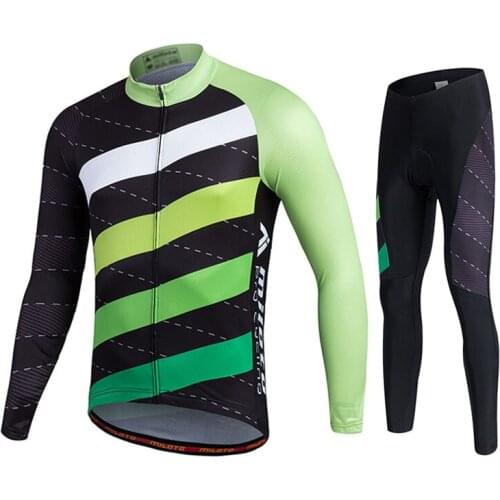 Winter Cycling Jerseys Set Thermal Thicken Fleece Cycling Clothes Bicycle Quick Dry Sports Fitness Running Jackets Men Clothing