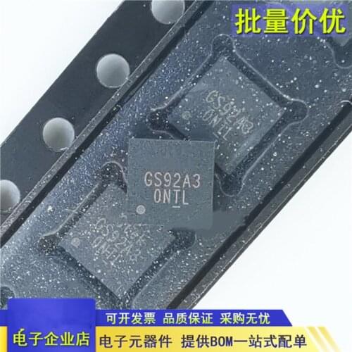 10piece-20piece/LOT GS92A3TQ GS92A3TQ-R GS92A3 QFN high-efficiency high-current car charger IC Original spot Free shipping